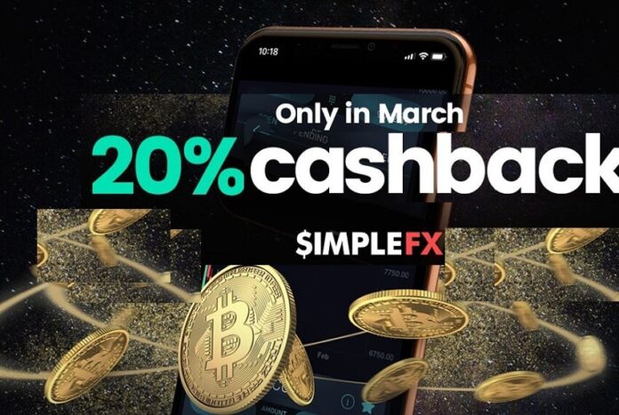 SimpleFX Cashback Bonus
